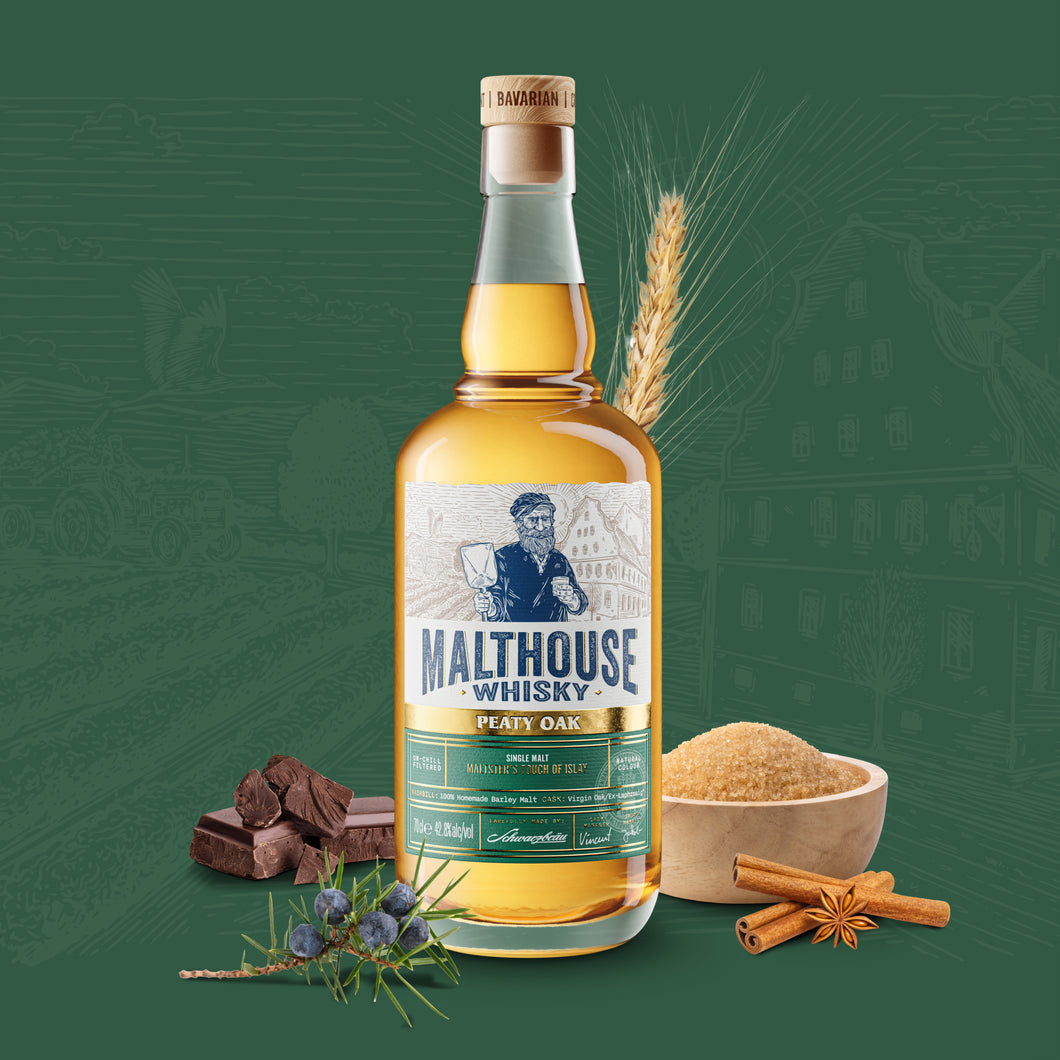 MALTHOUSE Peaty Oak 42,8% 70 cl