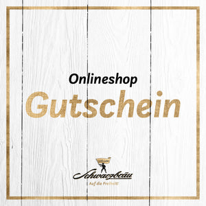 Wertgutschein Schwarzbräu Onlineshop