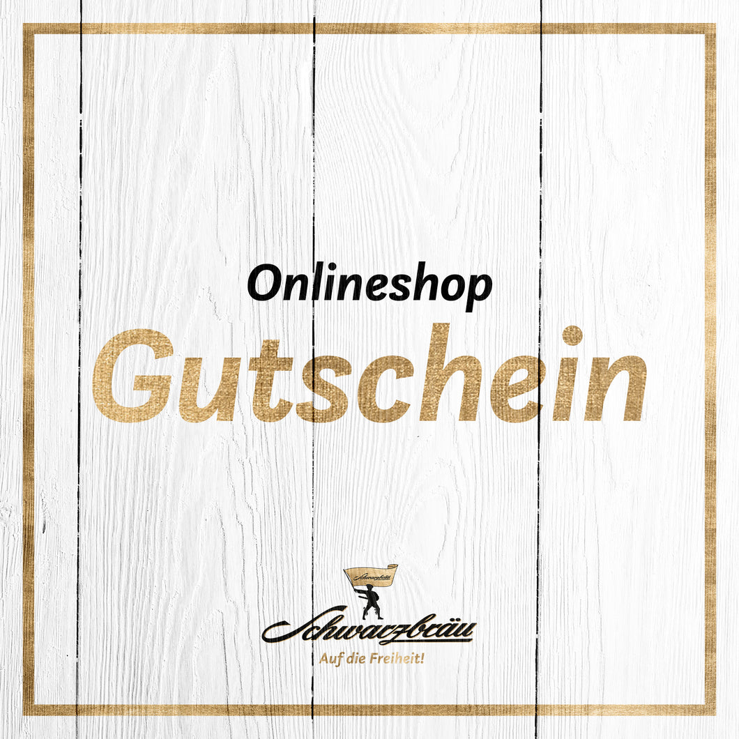 Wertgutschein Schwarzbräu Onlineshop